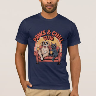 "Grappige poten en chill huisdier minnaar T-shirt" T-shirt