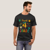 Grappige potloodboog terug naar school leraar graf t-shirt (Voorkant volledig)