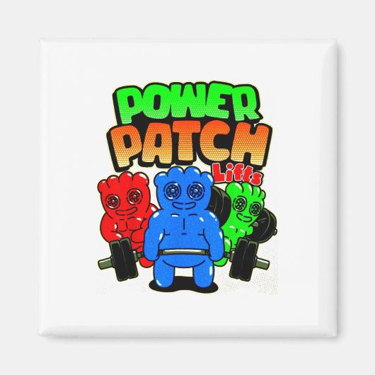 Grappige Power Patch Tilt Halthouding Lichaamstrai Magneet (Voorkant)