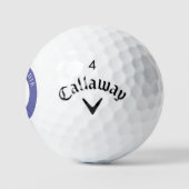 Grappige praatvogel tegen mij Dames Golfballen (Logo)