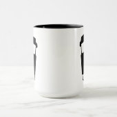 Grappige praktische koffie liefhebber verjaardag v mok (Midden)