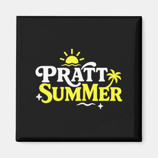 Grappige Pratt Zomer Grafisch Ontwerp Magneet
