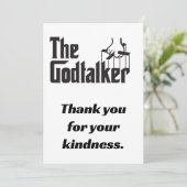 Grappige prediker minister pastor parodie kaart (Staand voorkant)