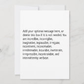 Grappige prediker minister pastor parodie kaart (Achterkant)