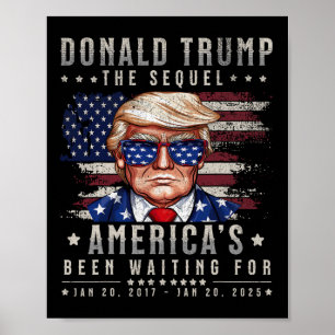 Grappige president Donald Trump Inauguratie dag 20 Poster