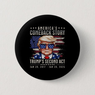 Grappige president Donald Trump Inauguratie dag 20 Ronde Button 5,7 Cm