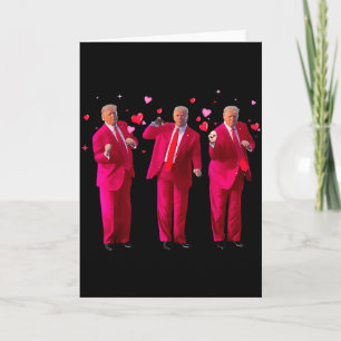 Grappige President Trump Dansende Donald Trump Har Kaart