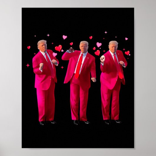Grappige President Trump Dansende Donald Trump Har Poster (Voorkant)