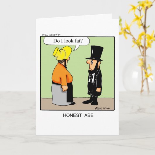 Grappige President's Day wenskaart  Kaart