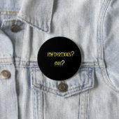 Grappige Pretentieuze Grap Ronde Button 7,6 Cm (In situ)