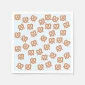 Grappige Pretzel papieren servetten (Voorkant)