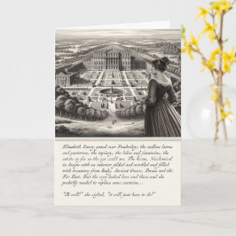 Grappige Pride and Prejudice Jane Austen Kaart