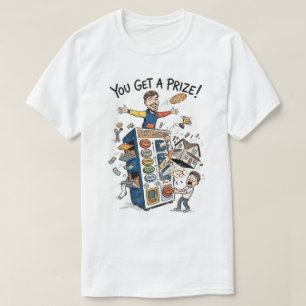 Grappige Prijs Uitdaging Cartoon T-shirt