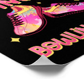 Grappige Prinses Bowling Schoenen Bowlers Poster (Hoek)