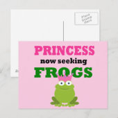 Grappige prinses briefkaart (Voorkant / Achterkant)