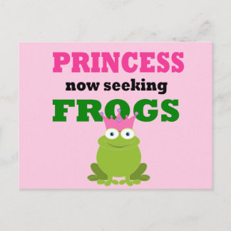 Grappige prinses briefkaart