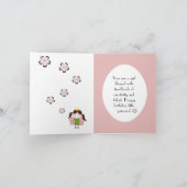 Grappige prinses feestdagen kaart (Binnen)