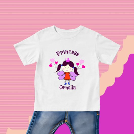 Grappige prinses met ballonnen