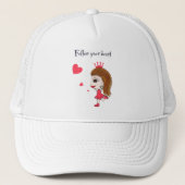 Grappige prinses trucker pet (Voorkant)