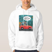 Grappige print | "Tip: ik weet waar je woont" Hoodie (Voorkant)