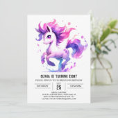 Grappige Printable Horse Verjaardag Kaart (Staand voorkant)