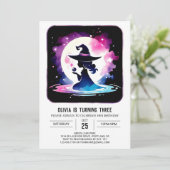 Grappige Printable Wizard Verjaardag Kaart (Staand voorkant)