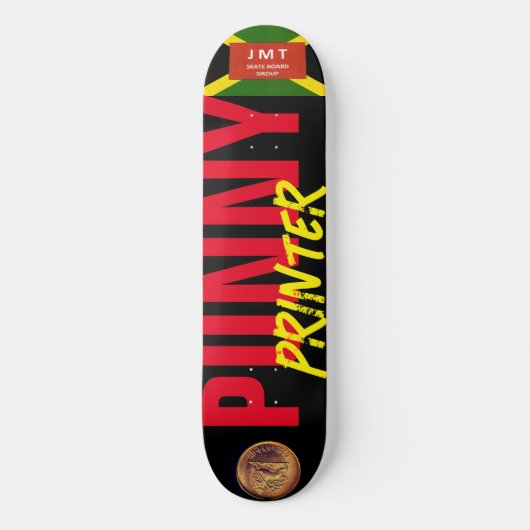 GRAPPIGE PRINTER 8 1/4" Skateboarddek Persoonlijk Skateboard (Voorkant)