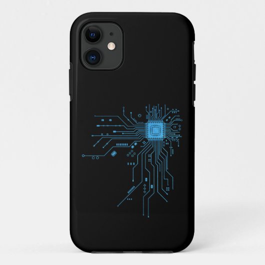 Grappige printplaat computer elektronica Case-Mate iPhone case (Achterkant)