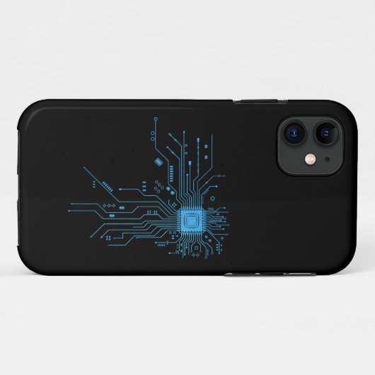Grappige printplaat computer elektronica Case-Mate iPhone case (Achterkant (horizontaal))