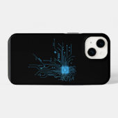 Grappige printplaat computer elektronica iPhone hoesje (Achterkant horizontaal)