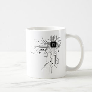 Grappige printplaat computer elektronica koffiemok