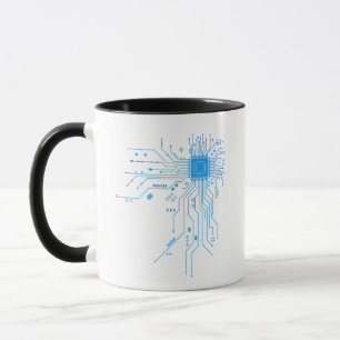 Grappige printplaat computer elektronica mok