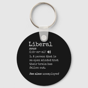 Grappige Pro Conservatieve Meme Anti Liberale Defi Sleutelhanger