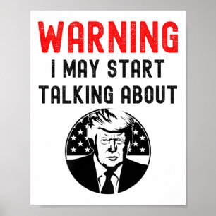 Grappige Pro Donald Trump Republikeinse Amerikaans Poster