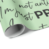 Grappige Pro Kat Anti-Sociale Introvert Cadeaupapier (Rol Hoek)