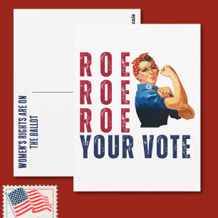 Grappige Pro Keuze Retro Feministische Politieke C Briefkaart