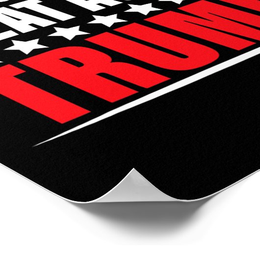 Grappige pro Trump maakt vuilnis weer geweldig Poster (Hoek)