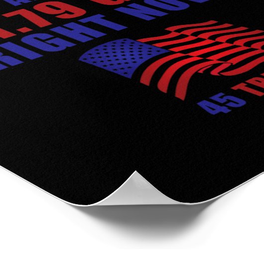 Grappige Pro Trump Supporter ID Liefde Een Mean Tw Poster (Hoek)