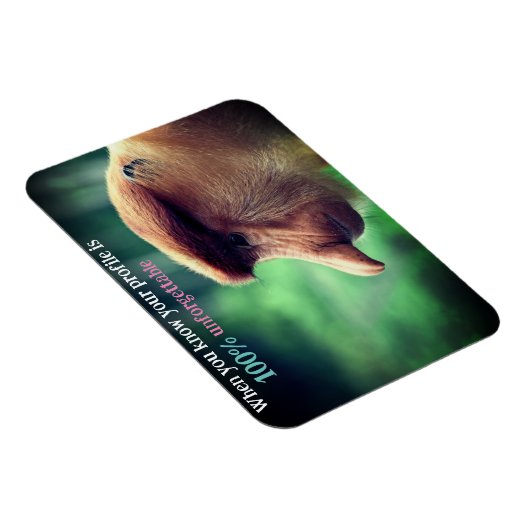 Grappige proboscis aap magneet (Rechterzijde)