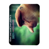 Grappige proboscis aap magneet (Verticaal)