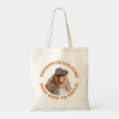 Grappige Proboscis Monkey Golf Liefhebbers Tote Bag (Achterkant)