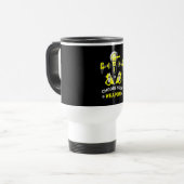 Grappige professionele bouwer geschenken reisbeker (Voorkant links)