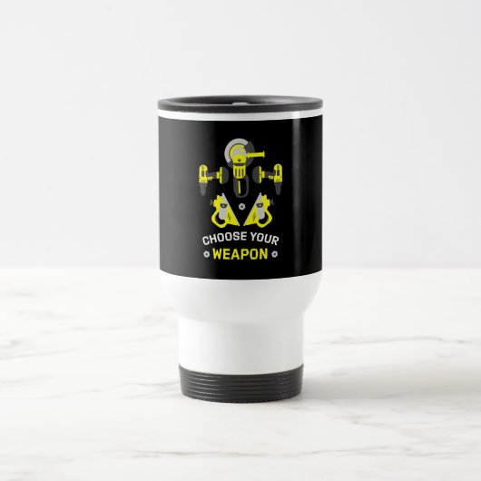 Grappige professionele bouwer geschenken reisbeker (Center)