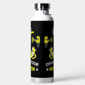 Grappige professionele bouwer geschenken waterfles (Links)