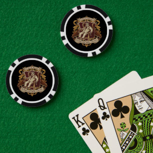 Grappige professionele nietsnut luiaard   In Otio  Poker Chips