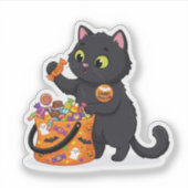 Grappige professionele snoepinspecteur Halloween k Sticker (Voorkant)