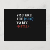 Grappige programmacodes Cascading Style Sheet Feestdagenkaart (Voorkant)