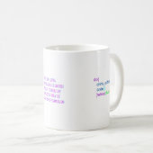 grappige programmeringsmokken, coderende mokken, c koffiemok (Voorkant rechts)