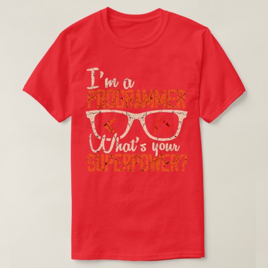 Grappige Programmeur 1 T-shirt (Design voorkant)