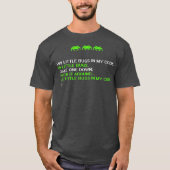 Grappige programmeur codering debugger hacker comp t-shirt (Voorkant)
